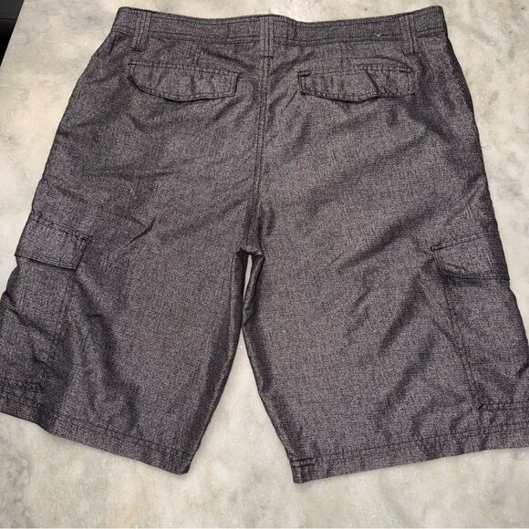 Burnside Dark Gray Hybrid Shorts - Picture 2 of 6